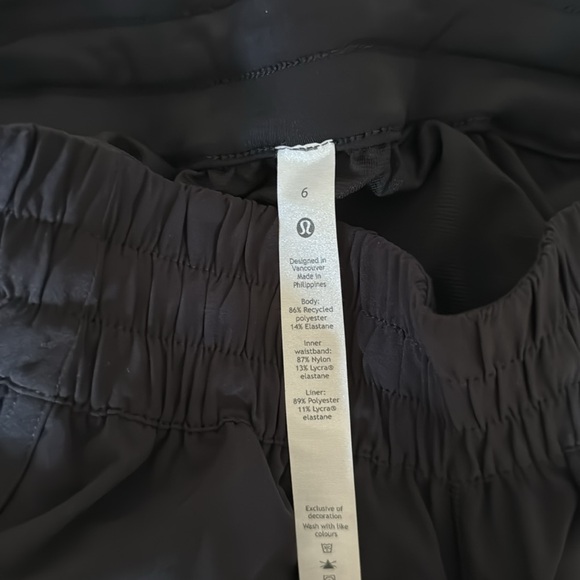 Black Lululemon shorts - Picture 3 of 3